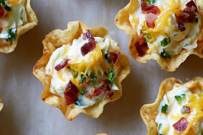 Cozy baked jalapeño popper bites ready to be served in a bowl.