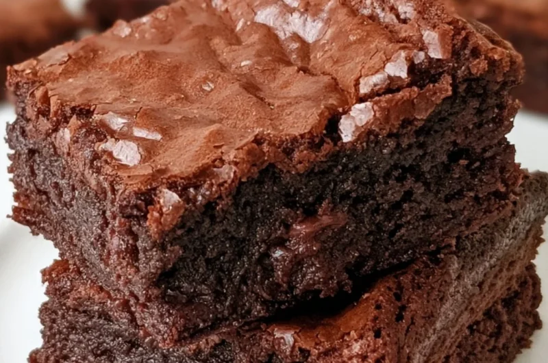 Cozy classic brownie recipe showcasing rich, fudgy brownies on a plate.
