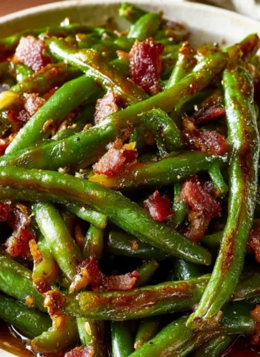 Delicious Cozy Crack Green Beans recipe with flavorful ingredients