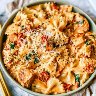 Delicious Marry Me Chicken Pasta featuring creamy sauce and tender chicken