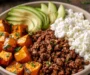 Warm and Cozy Hot Honey Sweet Potato Beef Bowls